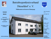 Tablet Screenshot of bkv-duesseldorf.de